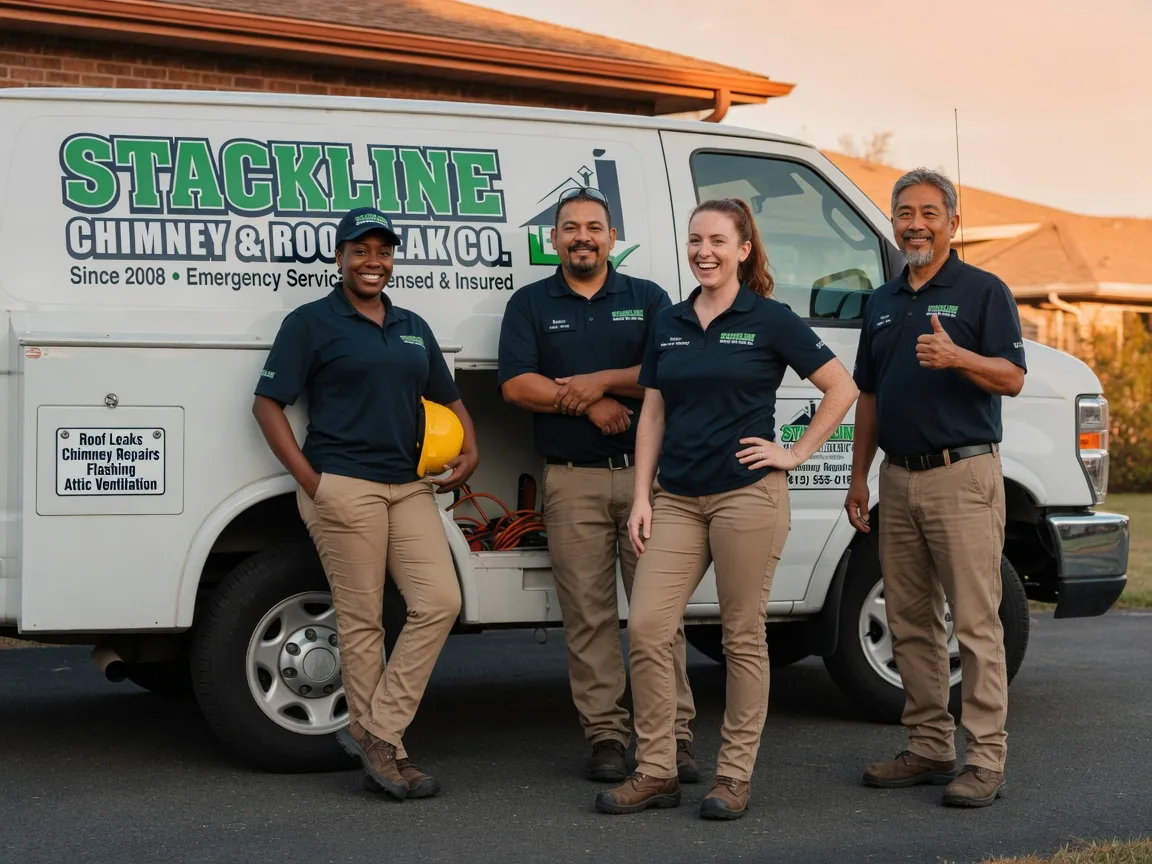 Chimney flashing repair company in Raymond, OH